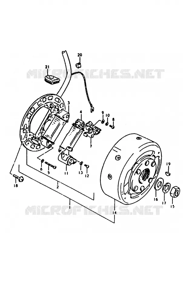 IGNITION Suzuki MOTO 50 ZR 1992  ZR50KEN