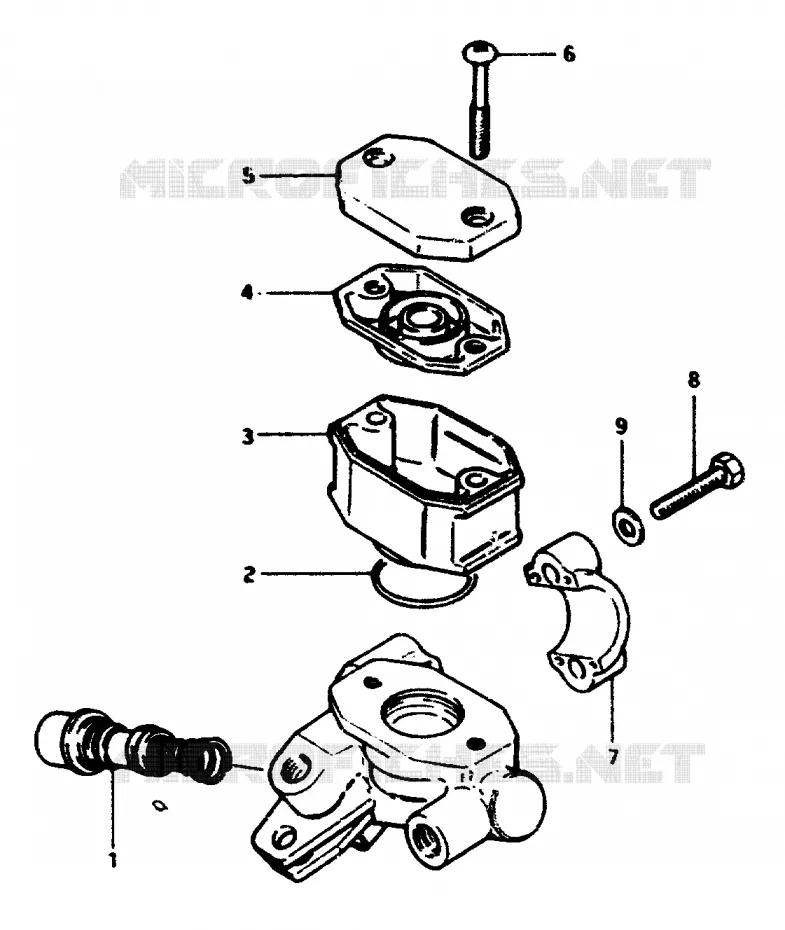 MASTER CYLINDER Suzuki MOTO 50 ZR 1999  ZR50SLKX