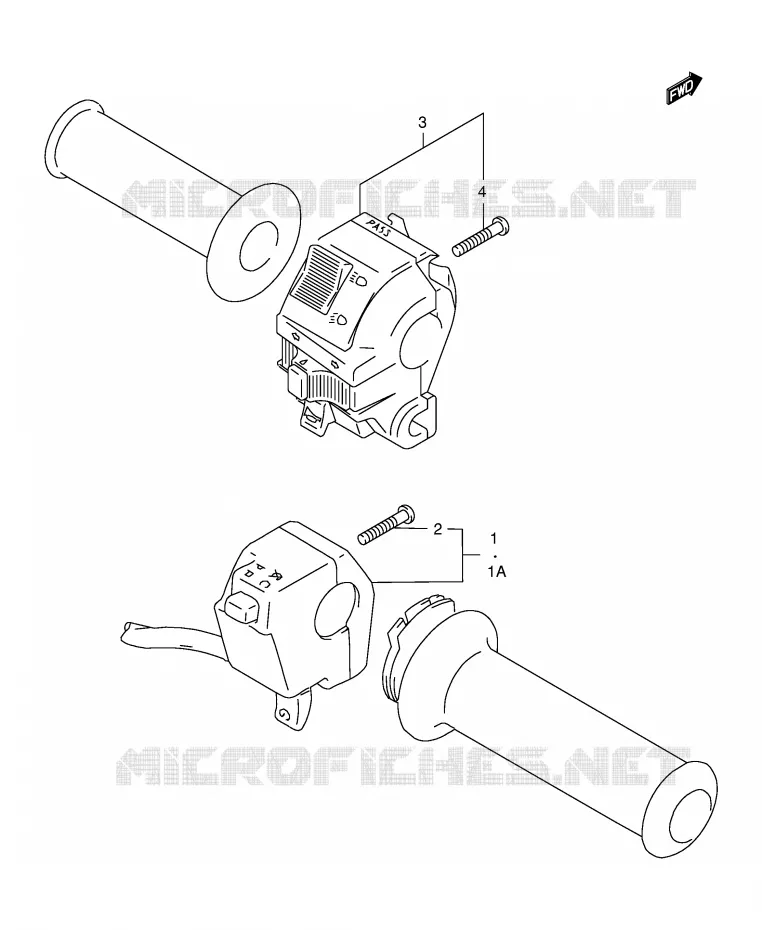 SWITCHES Suzuki MOTO 650 FREEWIND 1998  XF650W(E2)