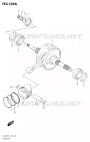 CRANKSHAFT for Suzuki BURGMAN 200 2021