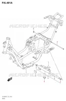 FRAME for Suzuki BURGMAN 200 2021