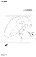 FRONT FENDER for Suzuki BURGMAN 200 2021