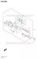 REAR CALIPER for Suzuki BURGMAN 200 2021