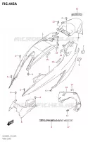 REAR FAIRING for Suzuki BURGMAN 200 2021