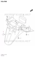 REAR FENDER for Suzuki BURGMAN 200 2021