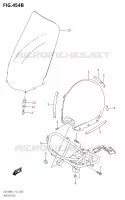 WINDSCREEN for Suzuki BURGMAN 200 2021