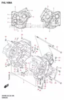 CRANKCASE for Suzuki SV 650 2023