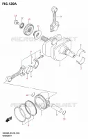 CRANKSHAFT for Suzuki SV 650 2023