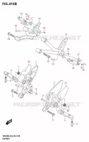 FOOTREST (SV650XA) for Suzuki SV 650 2023