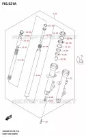 FRONT FORK (SV650,SV650A) for Suzuki SV 650 2023