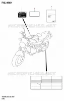 LABEL (E03) for Suzuki SV 650 2023