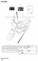 LABEL (E28) for Suzuki SV 650 2023