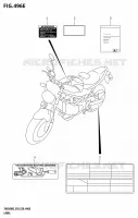 LABEL (E33) for Suzuki SV 650 2023