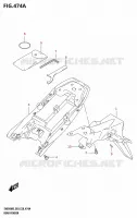 REAR FENDER for Suzuki SV 650 2023