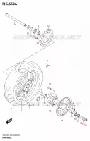 REAR WHEEL (SV650) for Suzuki SV 650 2023