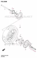 REAR WHEEL (SV650A,SV650XA) for Suzuki SV 650 2023