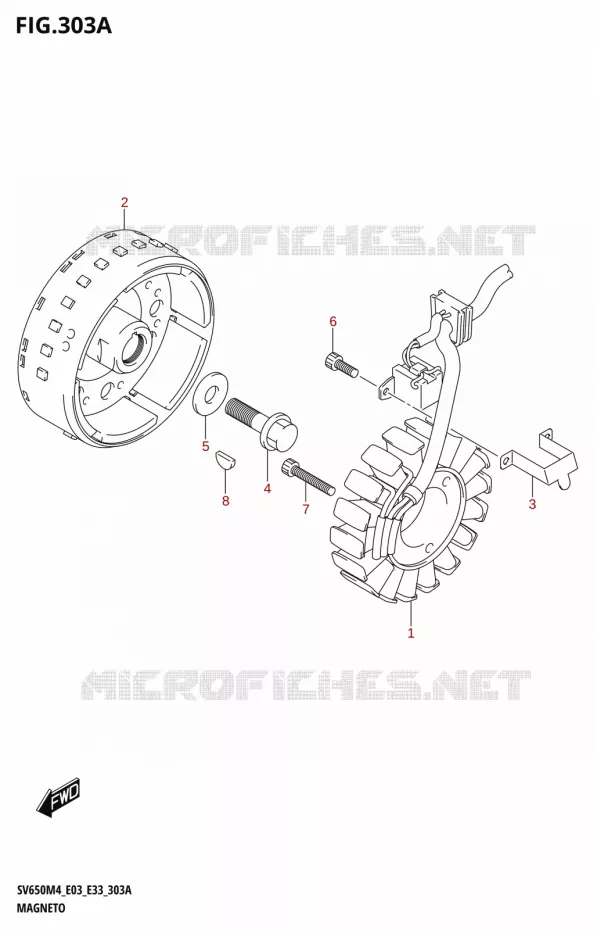 IGNITION Suzuki MOTO 650 SV 2024  SV650AM4 E28 2024 M4 (E28)