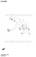BRAKE PEDAL for Suzuki DR-Z 400 2025