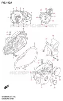 CRANKCASE COVER for Suzuki DR-Z 400 2025