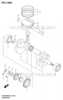 CRANKSHAFT for Suzuki DR-Z 400 2025