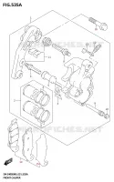 FRONT CALIPER (DR Z400SRJ) for Suzuki DR-Z 400 2025