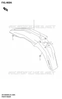 FRONT FENDER for Suzuki DR-Z 400 2025