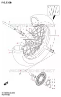 FRONT WHEEL (DR Z400SRL) for Suzuki DR-Z 400 2025