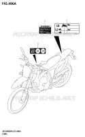 LABEL (DR Z400SRJ) for Suzuki DR-Z 400 2025