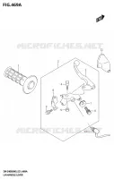 LEFT LEVER   HANDGRIP for Suzuki DR-Z 400 2025