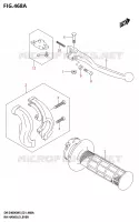 RIGHT LEVER   THROTTLE GRIP for Suzuki DR-Z 400 2025