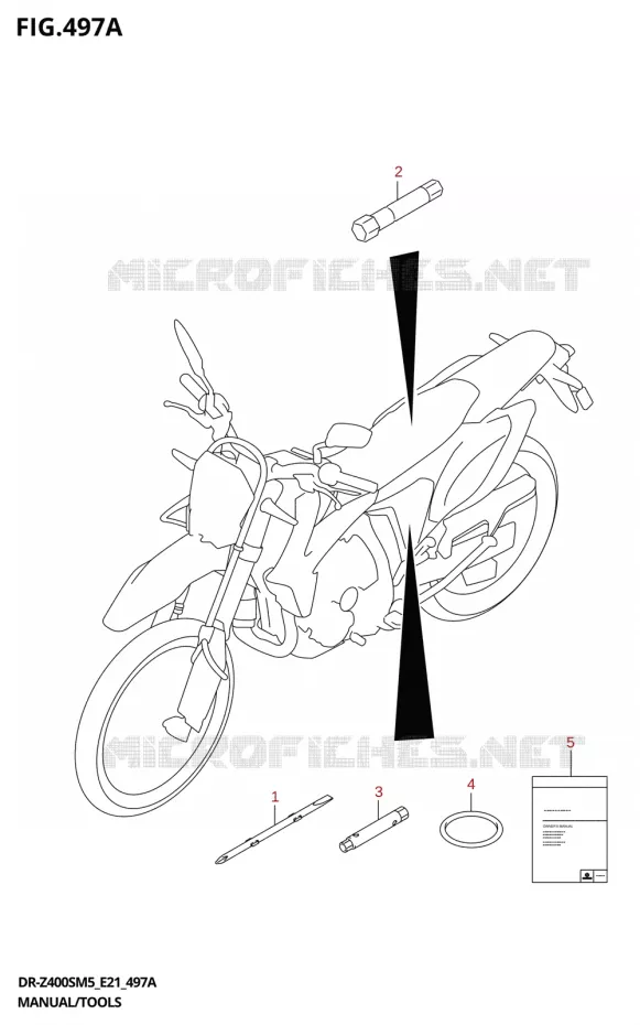 MANUAL - TOOLS Suzuki MOTO 400 DR-Z 2025  DR-Z400S 2025 M5 (E21)