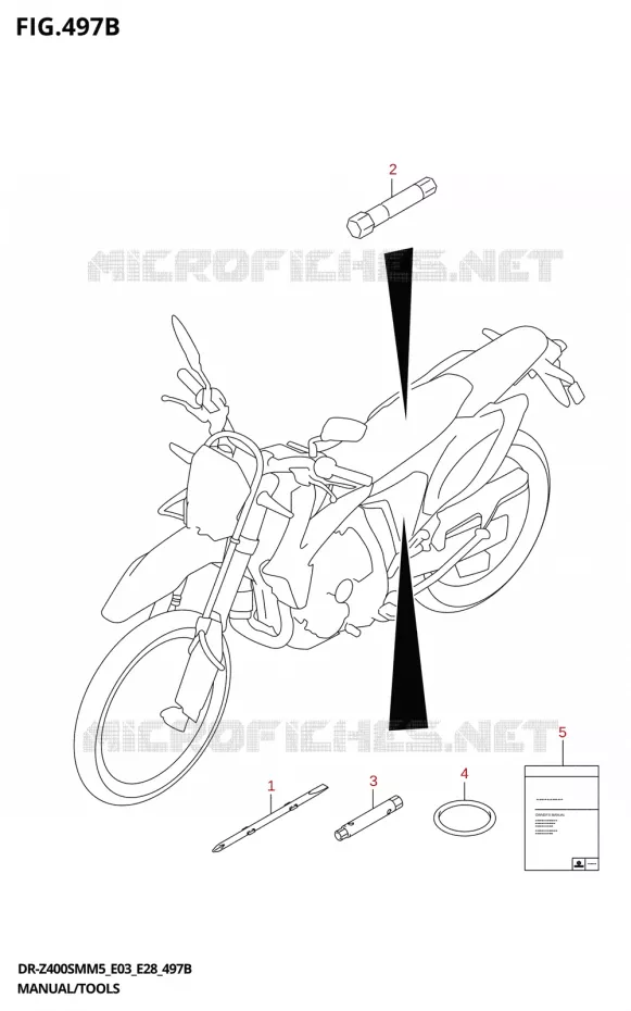 MANUAL - TOOLS (E28) Suzuki MOTO 400 DR-Z 2025  DR-Z400SMRL 2025 M5 (E28)