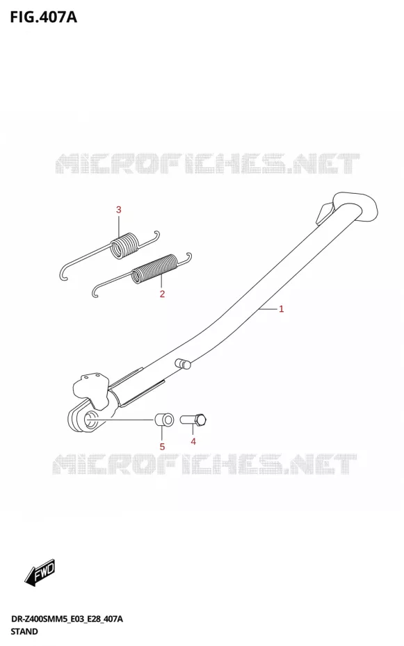 STAND Suzuki MOTO 400 DR-Z 2025  DR-Z400SMRL 2025 M5 (E28)