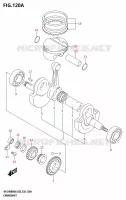 CRANKSHAFT for Suzuki DR-Z 400 2025