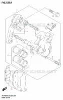 FRONT CALIPER for Suzuki DR-Z 400 2025