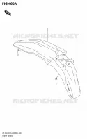 FRONT FENDER for Suzuki DR-Z 400 2025