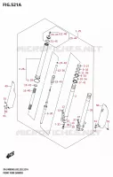 FRONT FORK for Suzuki DR-Z 400 2025