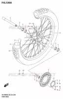 FRONT WHEEL for Suzuki DR-Z 400 2025