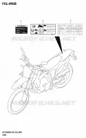 LABEL (E28) for Suzuki DR-Z 400 2025