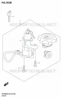 LOCK SET (E03,E28) for Suzuki DR-Z 400 2025