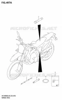 MANUAL   TOOLS (E03,E33) for Suzuki DR-Z 400 2025
