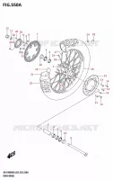 REAR WHEEL for Suzuki DR-Z 400 2025
