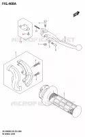 RIGHT LEVER   THROTTLE GRIP for Suzuki DR-Z 400 2025