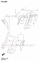 FRONT FENDER for Suzuki V-STROM 800 2025
