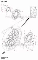 FRONT WHEEL for Suzuki V-STROM 800 2025