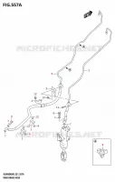 REAR BRAKE HOSE for Suzuki V-STROM 800 2025