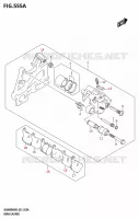 REAR CALIPER for Suzuki V-STROM 800 2025