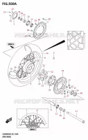 REAR WHEEL for Suzuki V-STROM 800 2025