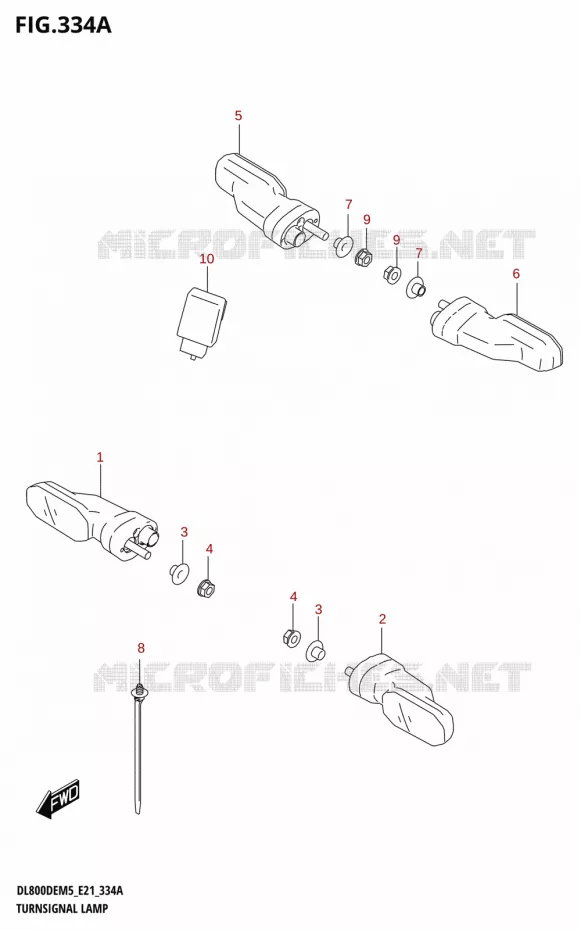 INDICATORS Suzuki MOTO 800 V-STROM 2025  DL800DERC 2025 M5 (E21)