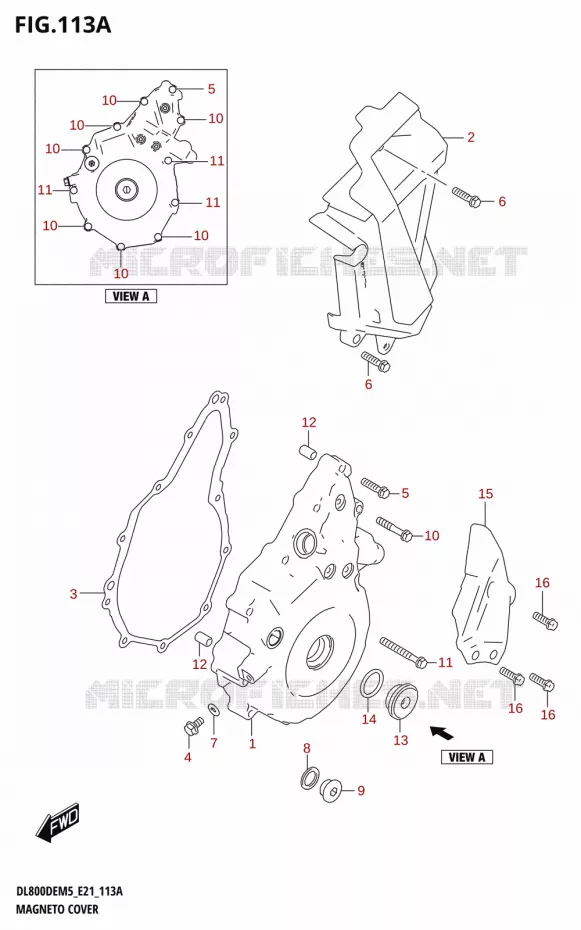 MAGNETO COVER Suzuki MOTO 800 V-STROM 2025  DL800DERC 2025 M5 (E21)